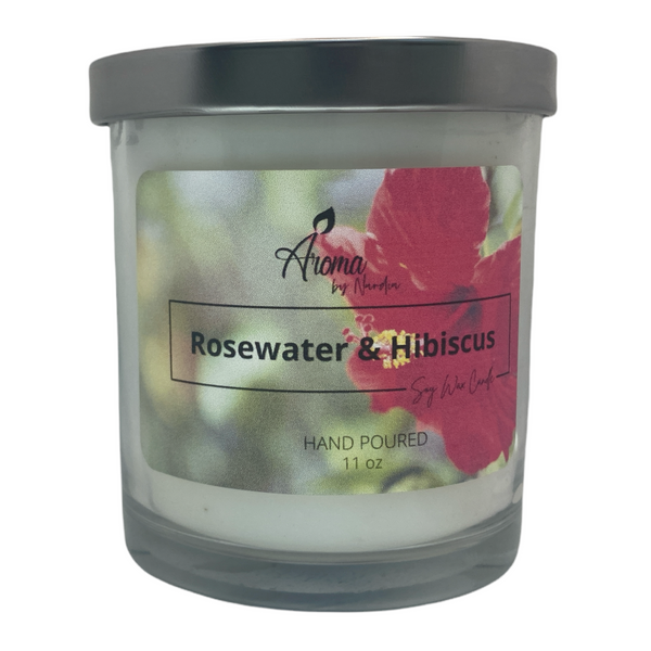 Rosewater & Hibiscus Candle