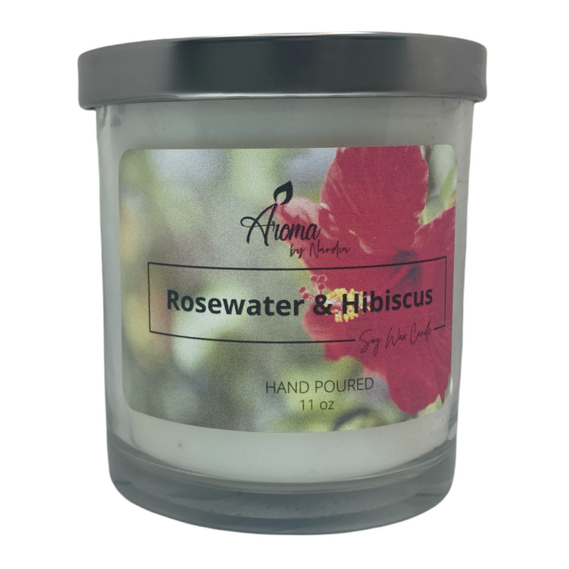 Rosewater & Hibiscus Candle