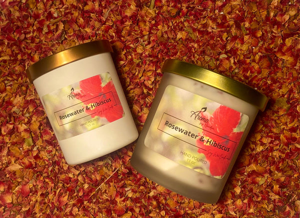 Rosewater & Hibiscus Candle