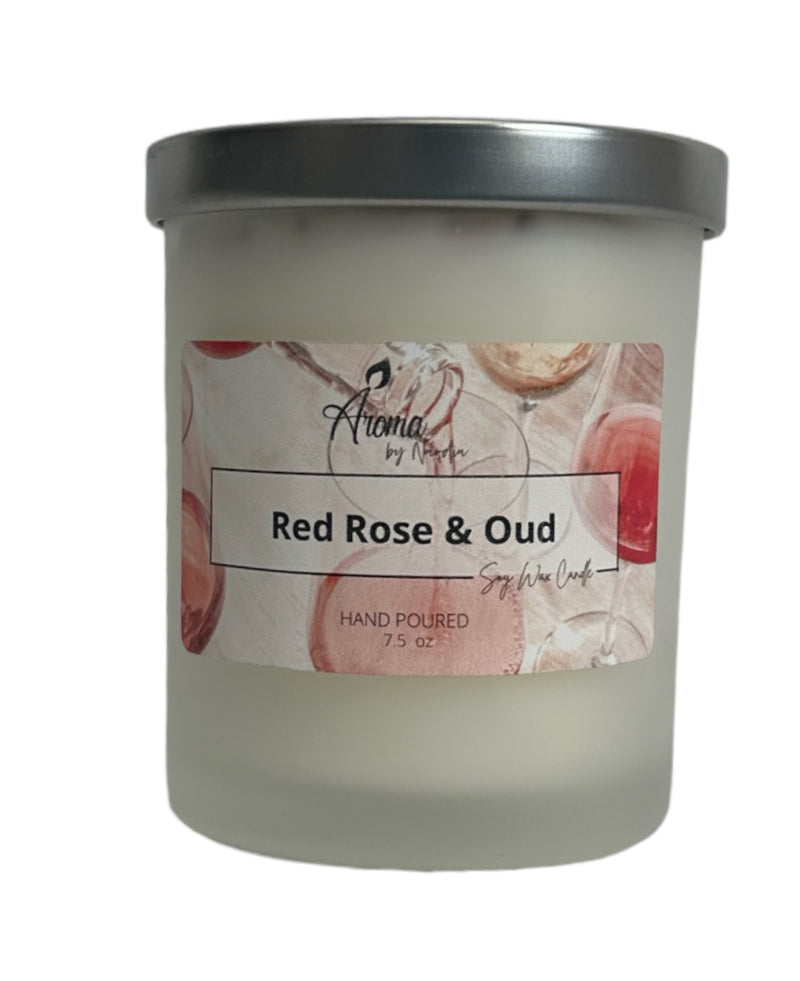 Red Rose & Oud Candle